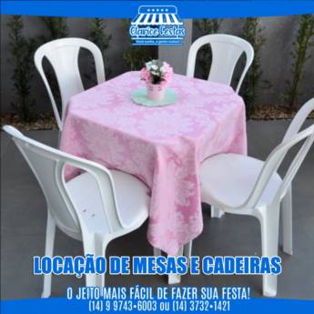 Comprar o produto de Aluguel de Mesas e Cadeiras em Avaré – Praticidade para seu Evento em Aluguel de Materiais em Avaré, SP por Solutudo Comprar o produto de Aluguel de Mesas e Cadeiras em Avaré – Praticidade para seu Evento em Aluguel de Materiais em Avaré, SP por Solutudo