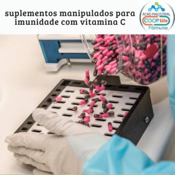 Comprar o produto de suplementos manipulados para imunidade com vitamina C em Manipulados pela empresa Coop Life Fórmulas - Farmácia de Manipulação em Itapetininga, SP por Solutudo