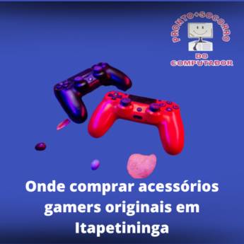 Comprar o produto de Onde comprar acessórios gamers originais em Itapetininga em Manutenção em Vídeo Game em Itapetininga, SP por Solutudo