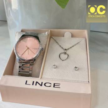 Comprar o produto de Relógio Kits Feminino Lince - LRMH244L40 em Joias e Relógios pela empresa Ótica Conceito em Foz do Iguaçu, PR por Solutudo