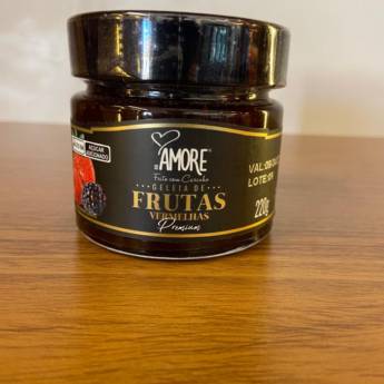 Comprar o produto de Geleia RB Amore Premium - Frutas Vermelhas 220g em Geleias pela empresa Empório Primare Bebidas e Eventos - Loja 02 em Mineiros, GO por Solutudo