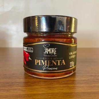 Comprar o produto de Geleia RB Amore Premium - Pimenta 220g em Geleias pela empresa Empório Primare Bebidas e Eventos - Loja 02 em Mineiros, GO por Solutudo