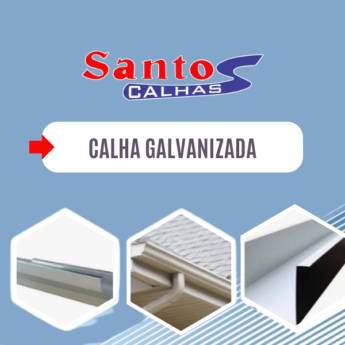 Comprar o produto de Calha galvanizada em  Itapetininga, Sorocaba, Tatuí e Região em Calhas - Inox em Itapetininga, SP por Solutudo