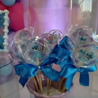 Comprar o produto de Pirulitos de Cristal em Avaré – Lindos, temáticos e leves em Doces em Avaré, SP por Solutudo
