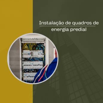 Comprar o produto de Instalação de quadros de energia predial em Itapetininga, Sorocaba e Região em Eletricistas em Itapetininga, SP por Solutudo
