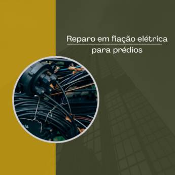 Comprar o produto de Reparo em fiação elétrica para prédios em Itapetininga, Sorocaba e Região em Eletricistas em Itapetininga, SP por Solutudo