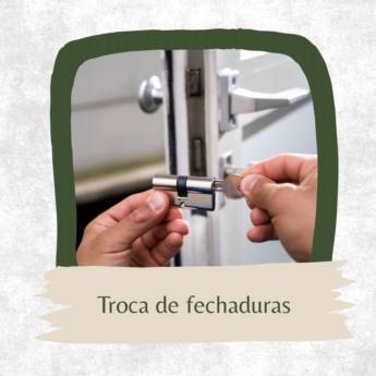 Comprar o produto de Troca de fechaduras em Fechaduras em Botucatu, SP por Solutudo