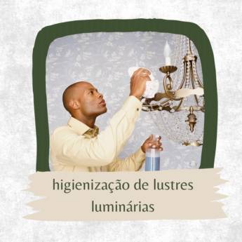 Comprar o produto de higienização de lustres luminárias em Higienização de Ambientes em Botucatu, SP por Solutudo