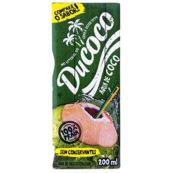 Comprar o produto de Água de Coco Ducoco - 200ml em Água de Coco pela empresa Empório Primare Bebidas e Eventos - Loja 02 em Mineiros, GO por Solutudo