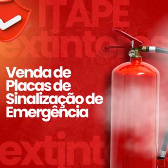 Comprar o produto de Venda de Placas de Sinalização de Emergência em Itapetininga em Sistemas de Sinalização em Itapetininga, SP por Solutudo