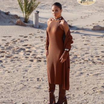 Comprar o produto de Casaco de Trico Sofisticado – Estilo e Conforto em Avaré em Roupas Femininas pela empresa Spaço Ana Preta em Avaré, SP por Solutudo