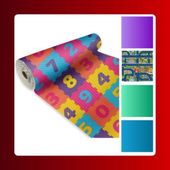 Comprar o produto de Piso emborrachado infantil em Pisos e Revestimentos em Foz do Iguaçu, PR por Solutudo