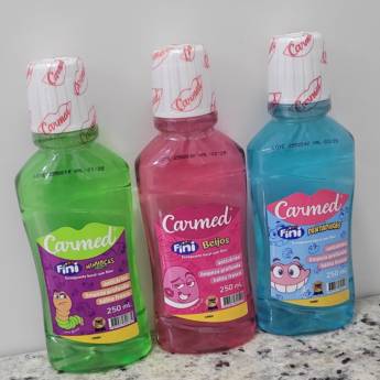 Comprar o produto de Carmed Fini Enxaguante Bucal – Limpeza Profunda com Sabor Divertido em Higiene Bucal em Lençóis Paulista, SP por Solutudo
