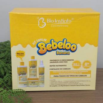 Comprar o produto de Kit Bebeloo Banana – Crescimento e Fortalecimento dos Cabelos em Produtos de Cabelo em Lençóis Paulista, SP por Solutudo