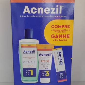 Comprar o produto de Kit Acnesil – Cuidados Completos para Peles com Acne em Cuidados com o Rosto em Lençóis Paulista, SP por Solutudo