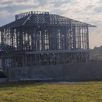 Comprar o produto de Construção Eficiente com Steel Frame – Setor Marina, Riviera em Construtoras em Riviera de Santa Cristina XIII, SP por Solutudo