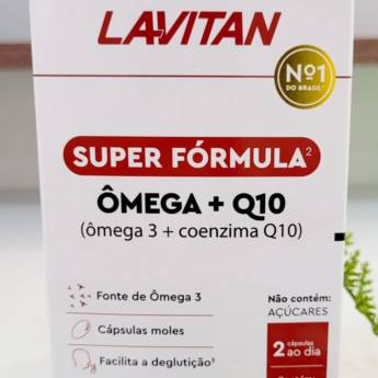 Comprar o produto de Lavitan Ômega + Q10 – Proteção Cardiovascular em Lençóis Paulista em Medicamentos em Lençóis Paulista, SP por Solutudo
