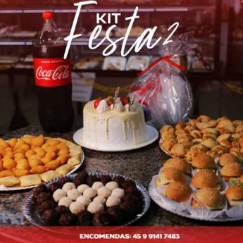 Comprar o produto de Kit Festa em Tudo para Festas pela empresa Adorela Panificadora e Confeitaria em Foz do Iguaçu, PR por Solutudo