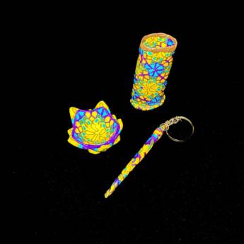 Comprar o produto de Cuia de Cerâmica Plástica P (VilãoArt) em Salvador – Praticidade e Estilo em Cuia pela empresa Sr.Tabas em Salvador, BA por Solutudo