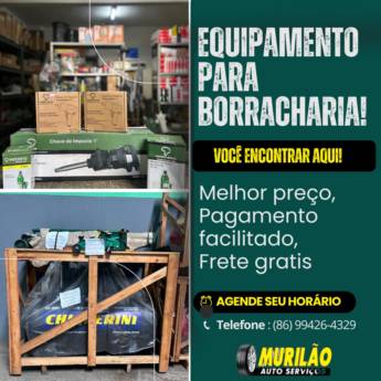 Comprar o produto de Artigos para borracharia em Teresina em Borracharias pela empresa O Murilão Auto Serviços em Teresina, PI por Solutudo
