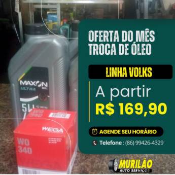 Comprar o produto de Troca de Óleo Linha Volks em Teresina – Desempenho e Proteção para seu Motor em Trocas de Óleo em Teresina, PI por Solutudo
