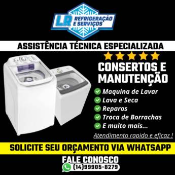 Comprar o produto de Assistência Técnica de Máquinas de Lavar em Máquinas de Lavar e Secadoras  em Bauru, SP por Solutudo