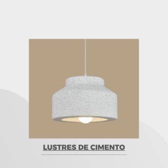 Comprar o produto de Lustres de Cimento em Lustres em Botucatu, SP por Solutudo