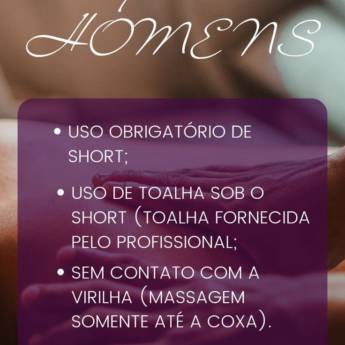 Comprar o produto de Massoterapia para Homens – Atenção às Regras em Massoterapeutas em Ourinhos, SP por Solutudo