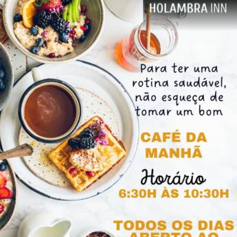 Comprar o produto de Café da Manhã (Todos os dias das 6h30 às 10h30) em Restaurantes em Paranapanema, SP por Solutudo