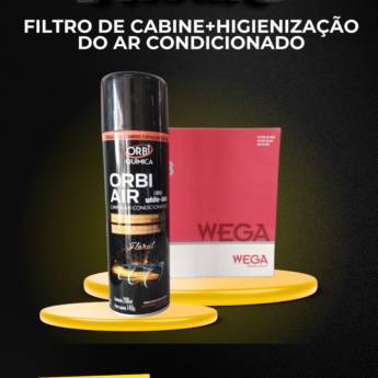 Comprar o produto de Filtro de Cabine + Higienização do Ar Condicionado – A partir de R$ 169,00 em Ofertas em Atibaia, SP por Solutudo