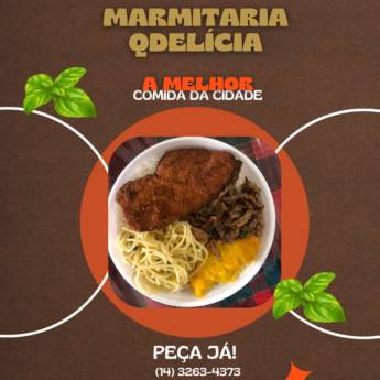 Comprar o produto de Cardápio do Dia – Quarta-feira na Marmitaria QDelicia em Marmitarias em Lençóis Paulista, SP por Solutudo