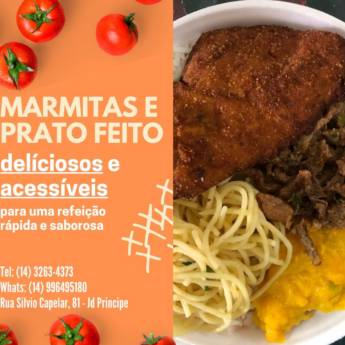 Comprar o produto de Cardápio do Dia – Sexta-feira na Marmitaria QDelicia em Marmitarias em Lençóis Paulista, SP por Solutudo