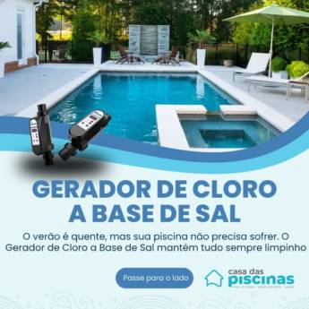 Comprar o produto de Gerador de Cloro: a solução prática e saudável para sua piscina em Piscinas em Ninho Verde II Eco Residence, SP por Solutudo