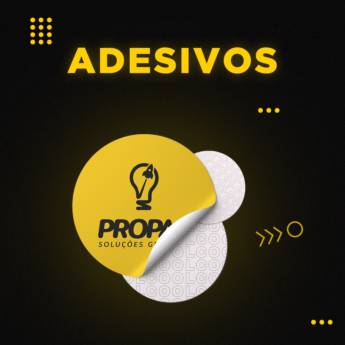 Comprar o produto de Adesivos em Gráficas em Botucatu, SP por Solutudo