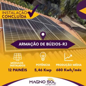 Comprar o produto de Energia Solar com Instalação Concluída em Armação de Búzios/RJ – Economia e Sustentabilidade em Energia Solar em Niterói, RJ por Solutudo
