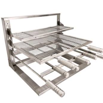 Comprar o produto de Grill Suspenso para Braseiro 50x40 – Grelha Uruguaia em Acessórios em Atibaia, SP por Solutudo