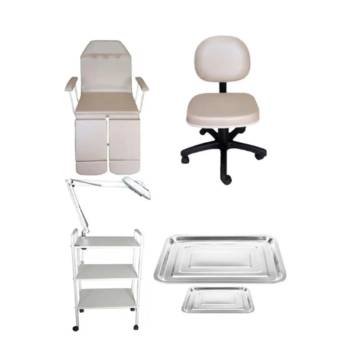 Comprar o produto de Kit Bege Para Podologia: Conforto e Praticidade em Boituva/SP em Venda e Locação de Equipamentos para Salões pela empresa Fiscomed em Sorocaba, SP por Solutudo