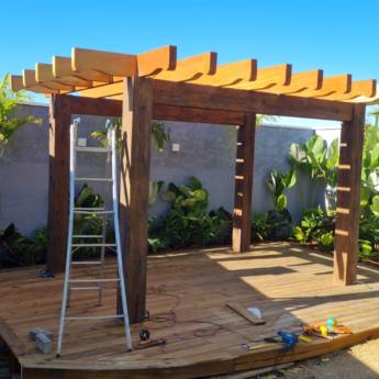Comprar o produto de Deck Pergolado – Sofisticação e Conforto em Áreas Externas – São Manuel, SP em Madeireiras em Areiópolis, SP por Solutudo