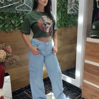 Comprar o produto de Cropped Algodão Tamanho Único – Leveza e Estilo em São Manuel em Roupas e Acessórios pela empresa Sivest em Areiópolis, SP por Solutudo