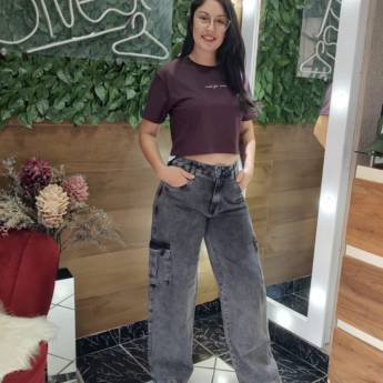 Comprar o produto de Cropped Algodão Tamanho Único – Conforto e Estilo em São Manuel em Roupas e Acessórios pela empresa Sivest em Areiópolis, SP por Solutudo