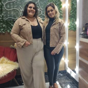 Comprar o produto de Jaqueta Nude com Lycra G1 e G2 – Elegância e Conforto em São Manuel em Roupas e Acessórios pela empresa Sivest em Areiópolis, SP por Solutudo