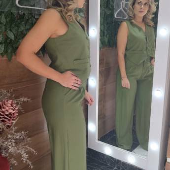 Comprar o produto de Colete de Linho P ao GG | Sivest | São Manuel, SP em Roupas Femininas pela empresa Sivest em Areiópolis, SP por Solutudo