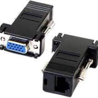 Comprar o produto de Adaptador VGA para RJ45 – Conectividade Versátil em Cataguases, MG em Redes  pela empresa Juseg - Elétrica e Segurança Eletrônica em Leopoldina, MG por Solutudo