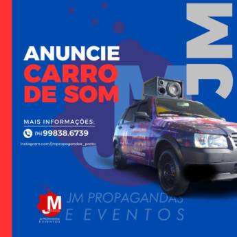 Comprar o produto de Carros de Som para Divulgação em São Manuel, SP em Carros de Som - Alto Falantes em Lençóis Paulista, SP por Solutudo