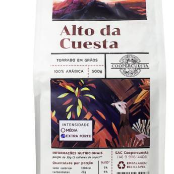 Comprar o produto de Café Alto da Cuesta em Grãos 500g – Sabor Puro de São Manuel em Café Gourmet em Lençóis Paulista, SP por Solutudo