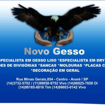 Comprar o produto de Novo Gesso em Avaré em Gesso em São Manuel, SP por Solutudo