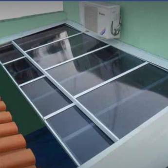 Comprar o produto de Cobertura em Policarbonato Azul: Durabilidade e Estilo em Avaré em Reparos em São Manuel, SP por Solutudo