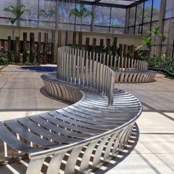 Comprar o produto de Banco em Inox Produzido para o Orquidário de Lençóis Paulista – Resistência com Design Funcional em Equipamentos Industriais em Avaré, SP por Solutudo Comprar o produto de Banco em Inox Produzido para o Orquidário de Lençóis Paulista – Resistência com Design Funcional em Equipamentos Industriais em Avaré, SP por Solutudo