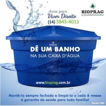 Comprar o produto de Limpeza de Caixa d’Água – Higiene e Segurança em São Manuel/SP em Limpeza de Caixas D'água em Barra Bonita, SP por Solutudo