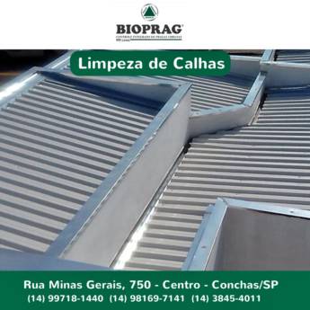 Comprar o produto de Limpeza de Calhas – Proteção e Eficiência em São Manuel/SP em Dedetizadoras em Barra Bonita, SP por Solutudo